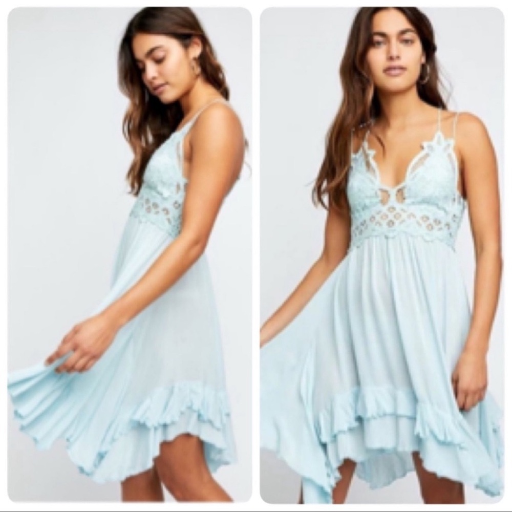 Free People ADELLA MINI DRESS SIZE XSMALL - Picture 5 of 16